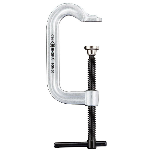 EHOMA HEAVY DUTY ''C'' CLAMP 75MM X 50MM 1000KGP 